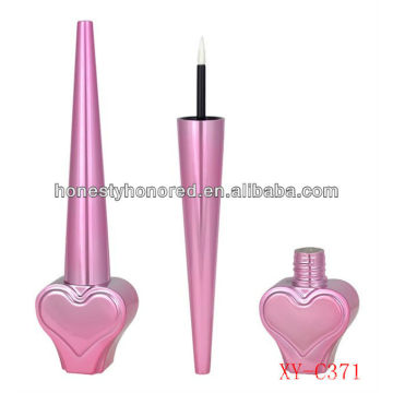 fashionable pink plastic cosmetics eyeliner tube liquid eyeliner pen packing colored liquid eyelash container